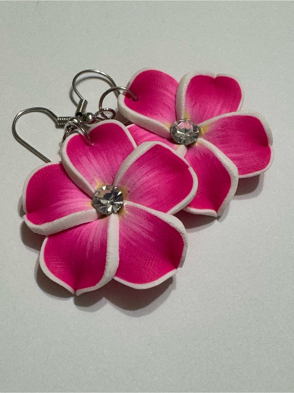 PLUMERIA EARRINGS - Picture 3 of 9